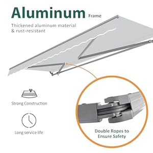 Mcombopatioawning8x7feetsunshadecanopyformanualretractableawnings4607darkgrey8x7ft  Urban Country Home Decor Mcombo patio awning 8×7 feet sunshade canopy for manual retractable awnings 4607 dark grey 8x7ft  urban country home decor