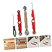 TEHAUX 4pcs Window Screen Tool Kit Spline Roller for Easy Installation Repair Maintenance Compatible with Various Screen Types User Friendly Design for Effortless Operation