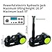 E-HEELP Electric Car Jack Kit 5Ton 12V Hydraulic (Lifting Range: 6.1-20.86 inch) with Impact Wrench & Inflator for Car SUV Sedan MPV with LCD & Tire Pressure Display