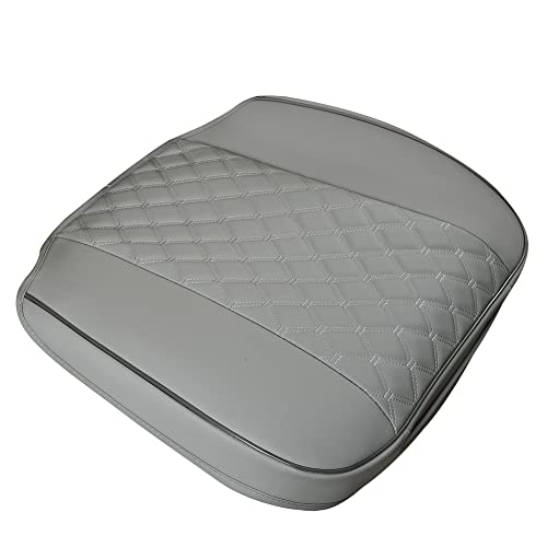 Black Panther PU Housse Siege Voiture,Bord d'emballage Complet,House de Siège Avant Voiture(1 Pièce,Gris)