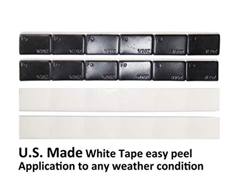 Accretion 1/2 Oz Black Adhesive Backed Wheel Weights (12 Oz Pack) #TOP4