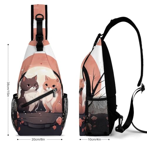 Bolso tipo sling deportivo para hombre y mujer miniatura 2