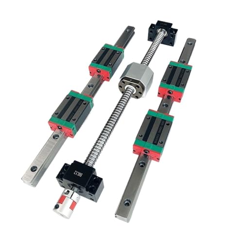 �~�j�`���A���j�A���[�V�����K�C�h�}�V�� 200mm-1000mm HGR20 2�� ���j�A�K�C�h���[��+ SFU1605�{�[���X�N�����[+4�� HGW20CA+ BK12/BF12 �T�|�[�g + �J�b�v�����O(800mm)