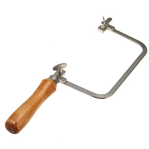 Miniatura 7 de Masunn Carpintería Mini Sierra Arco Joyería Alambre Tallado En Forma De U Mano Sierra Para Metales Mango Herramienta