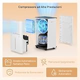 DR.PREPARE Déshumidificateur d Air 25L/J, Déshumidificateur Electrique pour 40-45㎡, Réservoir 4,5L, 3 Modes, Mode Sommeil, Minuterie 24H, Séchage des Vêtements, Déshumidificateur pour Cave, Salon - 7