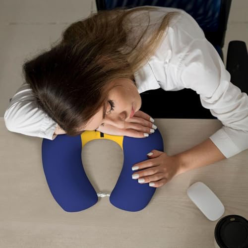 Almohada de viaje espuma memory tamaño U lavable miniatura 6