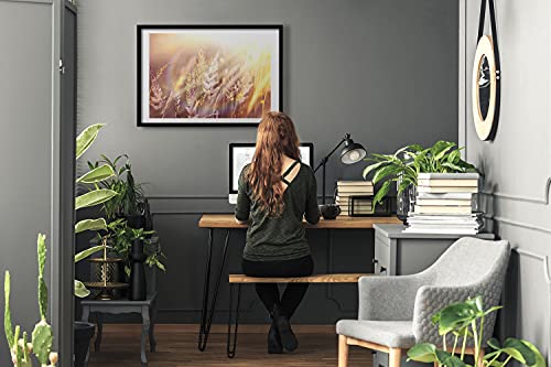 Cadre MDF 70x50 cm herbe Haute pour tableau moderne salon