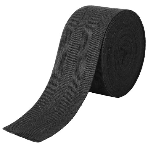 11 Yards Cotton Twill Tape,2 Inch Cotton Webbing Cloth Ribbon Bias Tape,Fabric Strap Webbing Soft...
