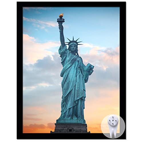 Omaigar 11X14 Picture Frame For 11By14 Poster Photo Canvas Certificate Black High Transparent Photo Frame Wall Desktop Horizontal Vertical 11 X 14 #TOP26