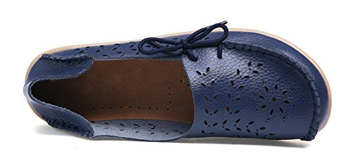 Image of VenusCelia Women's Breathable Comfort Walking Office Flat Loafer