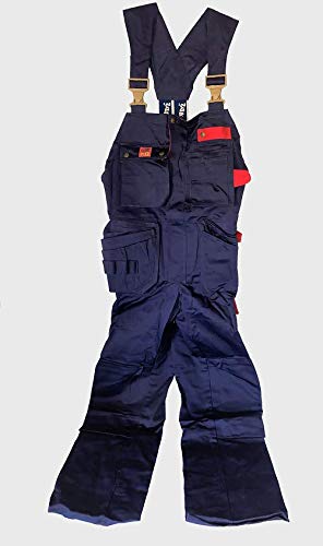 myMAW FRISTADS Flammschutz-Latzhose FLAM-99-14 Arbeitslatzhose Flammschutzhose Hose, Größe:50 – Miniatur