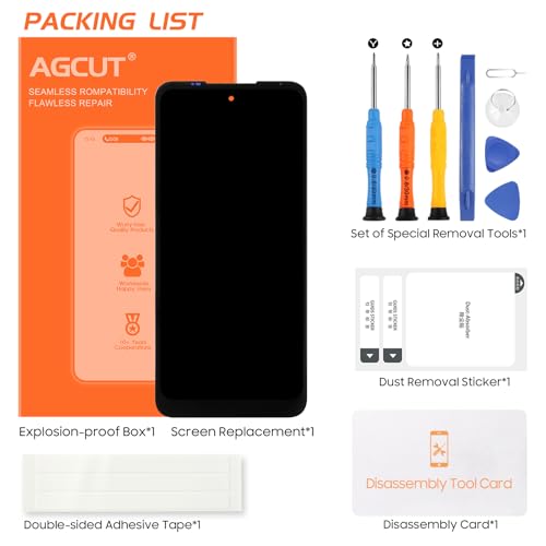 Image of AGCUT for Moto G Power 2022 Screen Replacement for Moto G Power 2022 LCD Display XT2165 XT2165-5 LCD Digitizer Touch Screen Assembly Repair Parts