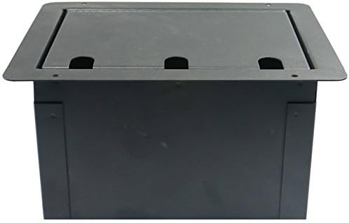 Pro Audio Stage Recessed Floor Box with 110v Electric and XLR Connections (8 XLR, Pre Wired) image 4