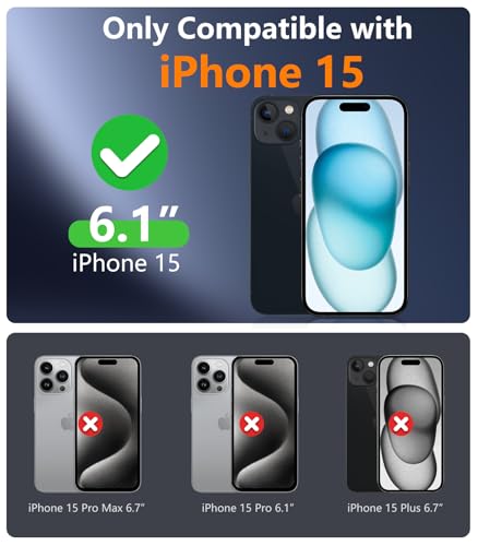 Protection iPhone 15 antichoc blanche compatible Magsafe de grade militaire