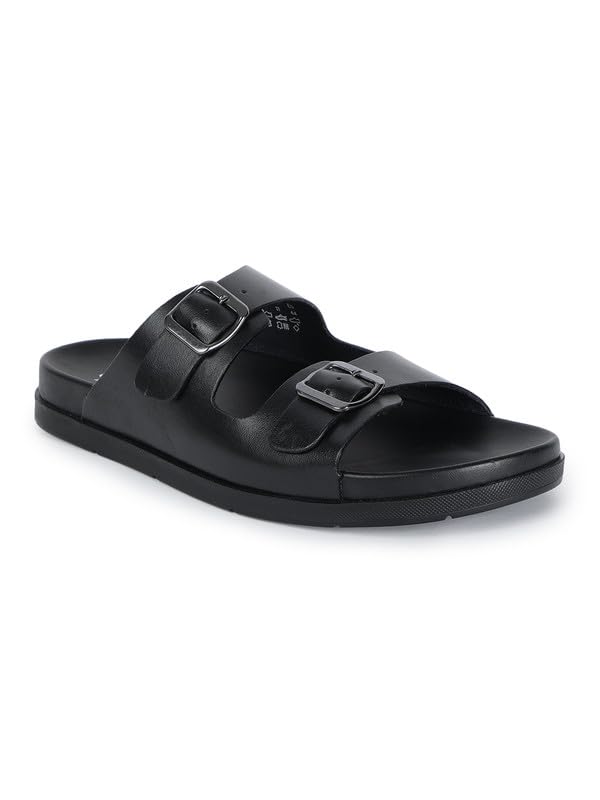 gabicci Men's Adjustable Metal Buckles Slip-On Casual Sandal-picture-31
