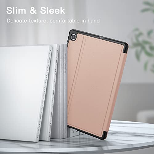 JETech Case for Samsung Galaxy Tab S6 Lite 10.4-Inch 2024/2022/2020 with S Pen Holder, Slim Folio Stand Protective Tablet Cover, Multi-Angle Viewing (Rose Gold) - Image 3