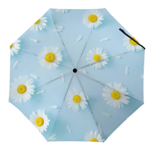 Parapluie pliant automatique compact contre la pluie imprévue