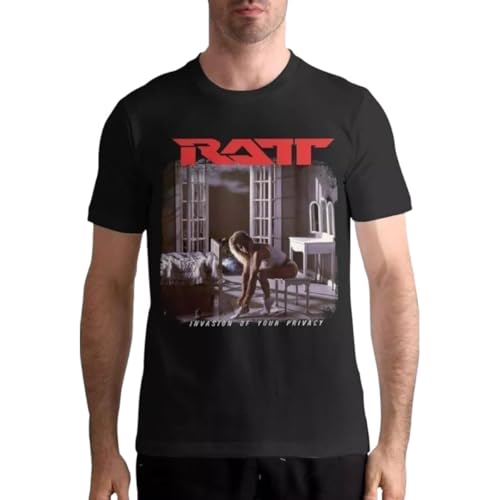 Photo de Retro RATT Band T Shirt Short Sleeved Round Neck Cotton Tee Gift for Fan