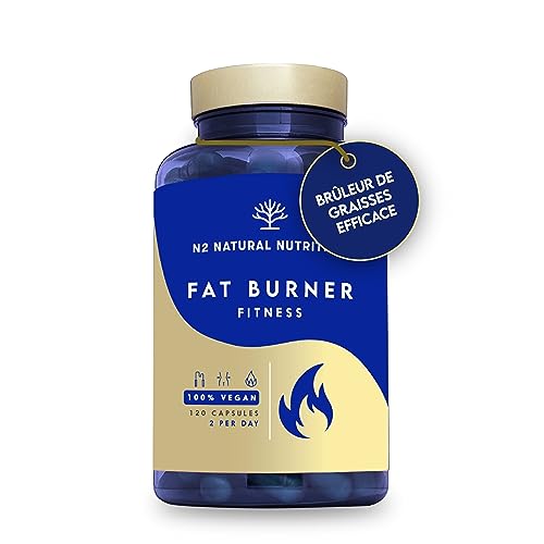 Gélules pour une aide à la perte de poids | 100% naturelles avec Thé Vert, Guarana, L-Carnitine et Café Vert | Stimule la thermogenèse | Certifié Végan | Fabriqué dans l&rsquo;UE | N2 Natural Nutrition