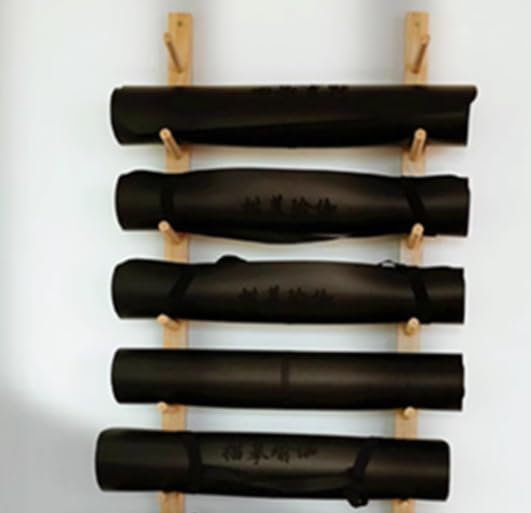 Support bois mural pour tapis de yoga - Fini le désordre dans votre fitness
