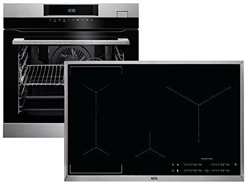 Preisvergleich Produktbild AEG BSK786-1 Set Dampfgar-Backofen BSK782220M + Induktionskochfeld IKE84441XB