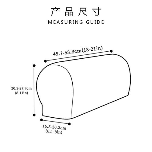 Sxning Stretch Armrest Covers Spandex Arm Covers For Chairs Couch Sofa Armchair Slipcovers For Recliner Sofa 2Pcs (Grey 2), 21.7×9.7×5.7Inch #TOP5