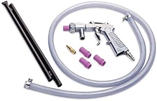 Eastwood Sand Blasting Gun Assembly Ceramic Nozzles for Marble Engraving with 15 in. Suction Hose Pick Up Tube & Clamps Blast Out of A Bucket Kit