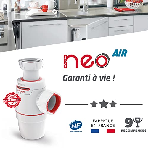 Miniatura 7 de Wirquin D40 30722160 Neo Air - Sifón Para Lavabo, Diámetro 40, Color Blanco