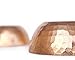 De Kulture Hand Made Pure Copper Votive T Light Holder Candle Bowl Diya | Ideal for Home Table Decoration, 2.5X 1 (DH) inches, Copper Color (Set of 3)