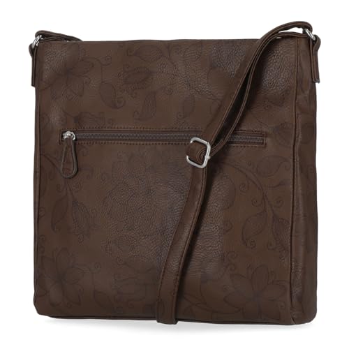 MultiSac Lorraine Women's Crossbody Bag, Chocolate Steffano Floral4