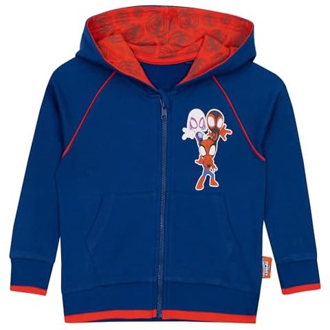 Marvel Spiderman Hoodie for Boys Aged 5-6 Cover