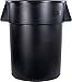 CFS 34105503 Round Waste Container, 55 gal, Black