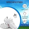 Ninnyi 12 PCS Metal Studs Football Boots for Adidas Puma New Balance, 13mm/15mm Replacement Rugby Studs with Wrench Silver #5