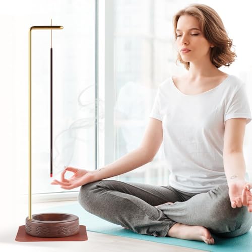 Pineapplepapa 2Pcs Incense Stick Holder, Wooden Burner Ash Catcher Porta Insence-Stick Waterfall Backflow, Aromatherapy Spa Room Decor Home Fragrance Products Stress Relief Gifts For Women Yoga thumb #6