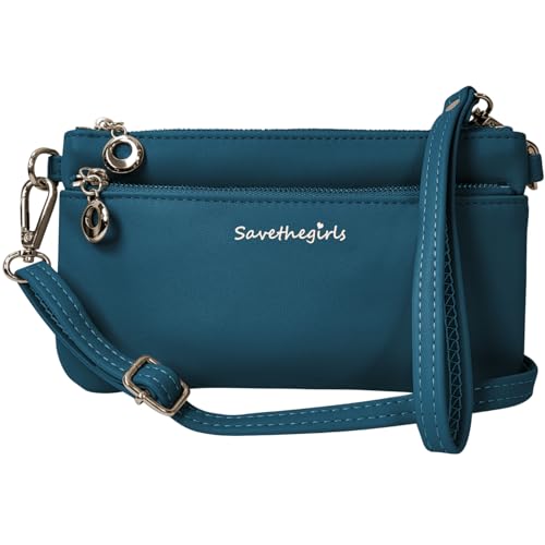 Image of Save the Girls Cell Phone Purse - Touch Screen Women's Crossbody Bag - Clutch Purses for Women (Bella)