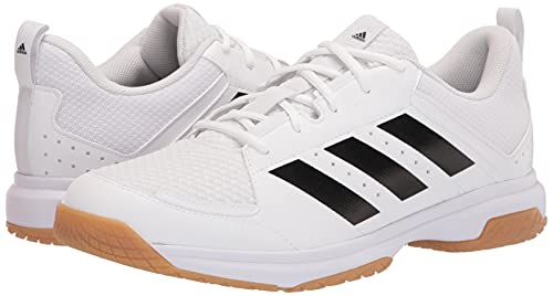 Adidas Women's Ligra 7 Track And Field Shoe, White/Black/White, 7.5 #TOP6