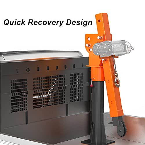ROCKHULK 2200lb Folding TruckMounted Bed Crane Hoist Lift Pickup