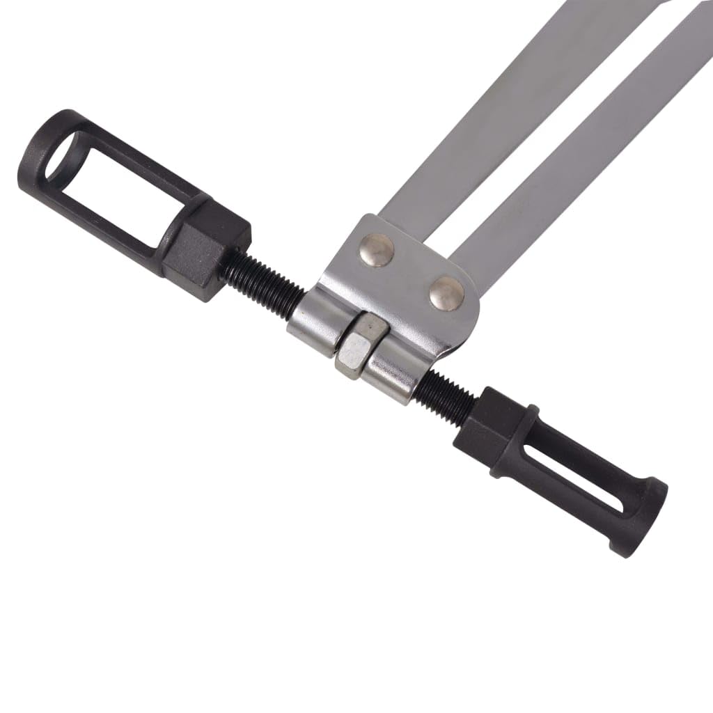 Tensor de resorte de válvula de acero para motores de gasolina y diésel, 45-145 mm, apertura de mordaza de 250 mm, con adaptador de pinza de 25 y 30 mm para taller, reparación, montaje