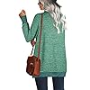 OFEEFAN-Womens-Turtle-Neck-Sweatshirts-High-Low-Hem-Side-Slit OFEEFAN Womens Tunic Tops Long Sweaters for Women to Wear with Leggings Green XL
