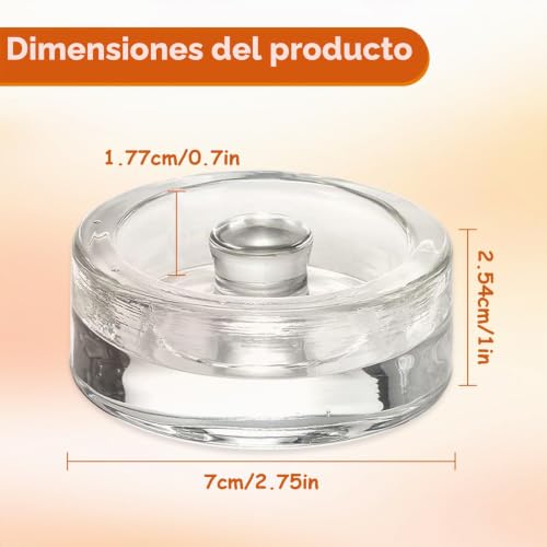 Miniatura 2 de Tbintul 4 Piezas De Pesos Para Fermentación Ø 7 Cm, Pesos De Vidrio Para Fermentación, Pesos De Fermentación De Kimchi, Encurtido
