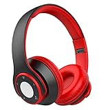 Auriculares Inalámbricos Auriculares Bluetooth de Diadema con Función 4 en 1, Cascos Inálambricos Deportivos con Duración Larga de Reproducción para iOS y Android