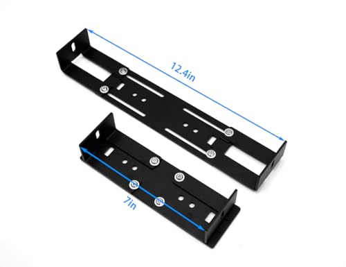 Image of Adjustable Mailbox Mounting Bracket,Carbon Steel,Adjustable Design(Only Applicable to mailboxes with Widths ranging from 7.5 inch to12.4)