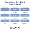 GILDAN Men's Fleece Zip Hooded Sweatshirt, Style G18600, Black, XXL #5