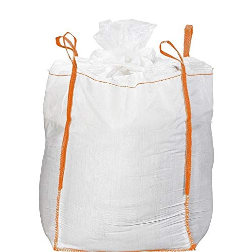 5 Stück Big Bag mit Füllschürze 90x90x110cm | 1,5t | 1m³ | Big Bag Auslauf order normal erhältlich | big bag bauschutt | big pack | big bagger | big pack sack | bigbag säcke | big bags | laubsack groß Cover
