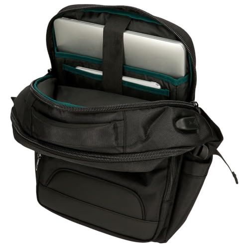 Pepe Jeans Unisex. 7062441 Mochila Para Computador Bromley 15,6" Preta AdaptáVel (Osfa), Preto, Casual, PoliéSter - 5