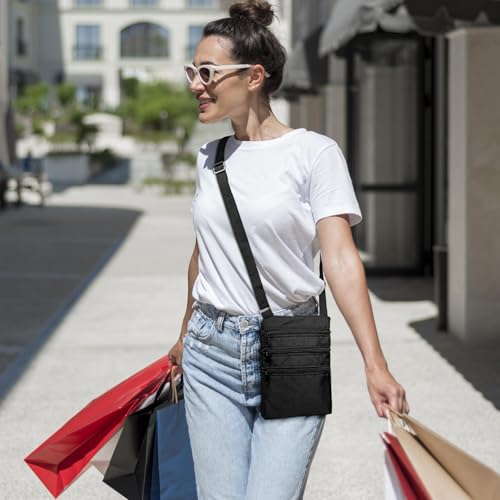 Crossbody Phone Purse, Oxford Cloth Small Phone Purse Cell Phone Purse, Smartphone Crossbody Bag with Zipper4