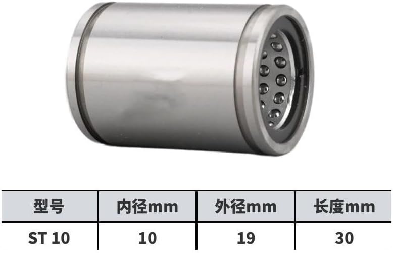 1pc Linear Motion Ball Bearing ST6/8/10/12/13/16/20/25/30/35/40/50/60/80/100 B Linear Bushing Linear Shaft(ST 10)