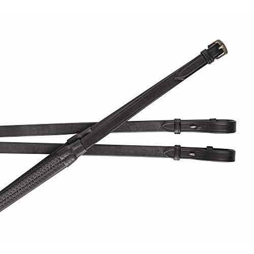 Weatherbeeta Colleigate Rubber Reins 54 Black