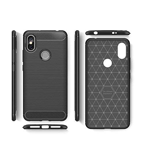 Image of JGD PRODUCTS for Redmi Y2, Redmi S2 Carbon Fiber Armor Drop Tested Shock Proof TPU Back Case Cover