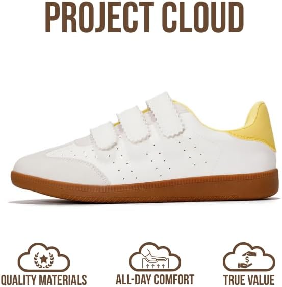 Project Cloud Sneakers for Women – Stylish & Comfortable Women's Fashion Sneakers with Memory Foam Insole – Non Slip & Lightweight Womens Shoes – Fashion Shoes for Women (Ysabelle) - Image 4
